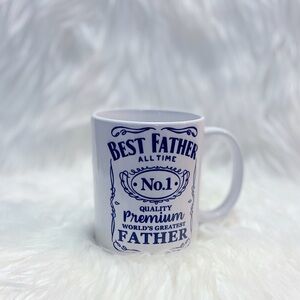Best #1 Father Double Sided Coffee Mug